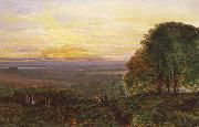 Atkinson Grimshaw Sunset from Chilworth Common oil painting reproduction